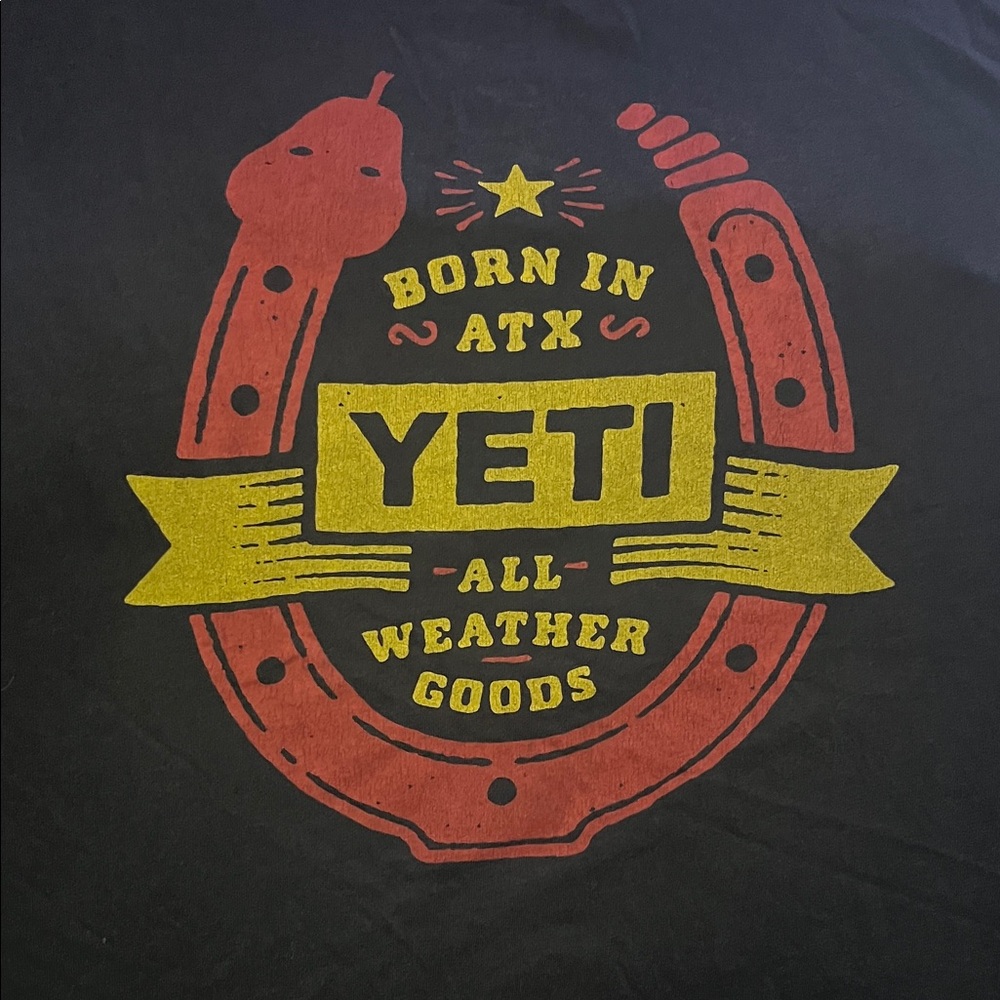 YETI All Weather Goods Black and Red XXL Shirt